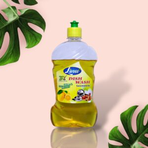 Livoee dish wash gel kitchen utensil cleaner 500 ml livoee lemon